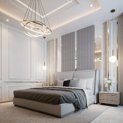 3D Render Modern Interior Design 