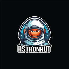 Astronaut Mascot Logo Design Astronaut Vector