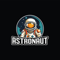 Astronaut Mascot Logo Design Astronaut Vector