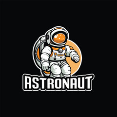 Astronaut Mascot Logo Design Astronaut Vector