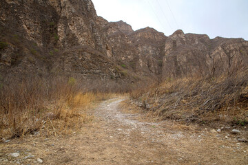 Wild mountains in mentougou beijing
