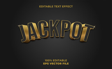 3d jackpot text effect
