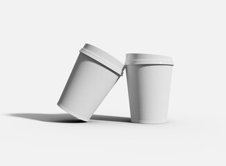 Take away cooffee mug mockup
