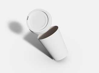 Take away cooffee mug mockup