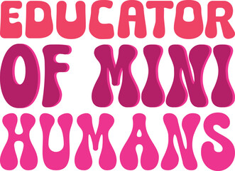 Teacher retro svg bundle