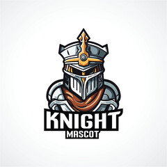 Knight Mascot Logo Design Warrior Mascot Logo Design Knight Vector Art Warrior Vector Art
