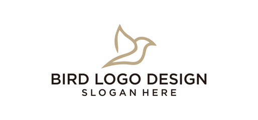 Fototapeta premium bird logo design