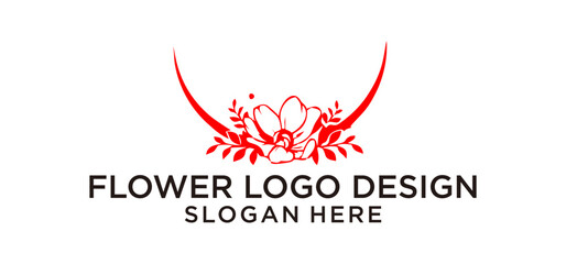 flower logo design