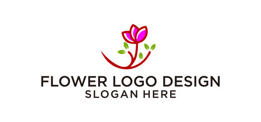 flower logo design