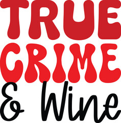 true crime retro svg bundle