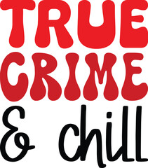 true crime retro svg bundle