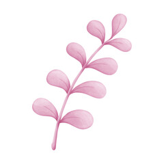 pink leaf 