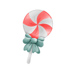 Lollipop with ribbon