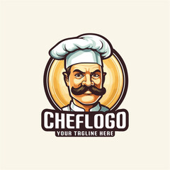 Chef Mascot Logo Design Cook Mascot Logo Design Cook Logo Design Chef Logo Design 