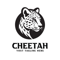 Cheetah Logo Design Minimal Modern Cheetah Logo Design 