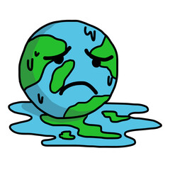 Melting earth 