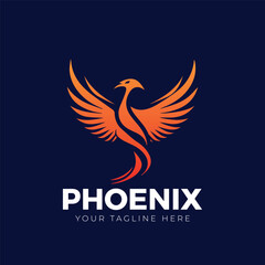 Phoenix Logo Design Minimal Phoenix Logo Design Modern Phoenix Logo Design 