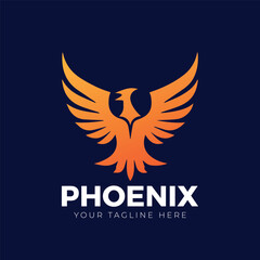 Phoenix Logo Design Minimal Phoenix Logo Design Modern Phoenix Logo Design 