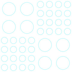 background with circles blue glow