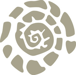 Sea Shell Silhouette