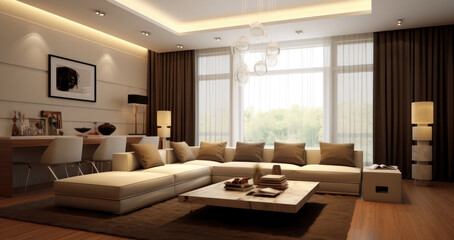 Fototapeta premium home interior designs