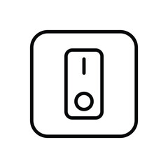 switch button icon vector design template in white background