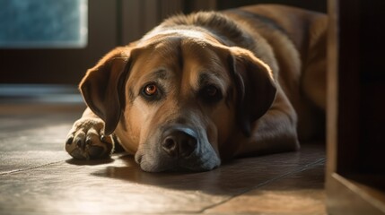 portrait of a dog