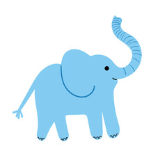 Cute Abstract Animal Collection_Elephant