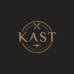 Luxury Food Or Restaurant Modern Logo Design Template