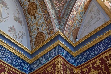 The opulent harem of Topkapi Palace in Istanbul, the headquarters of the Ottoman sultan and royal family