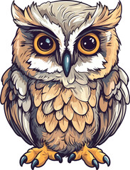 cute owl vector design graphic