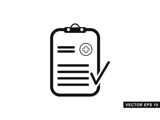 medical recipe icon simple