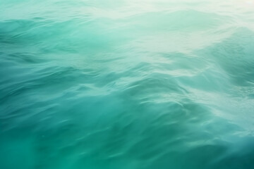 Obraz premium Frosted glass texture, summer seaside, mint color. AI generative