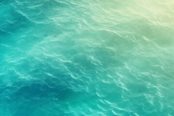 Frosted glass texture, summer seaside, mint color. AI generative