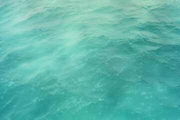 Obraz premium Frosted glass texture, summer seaside, mint color. AI generative