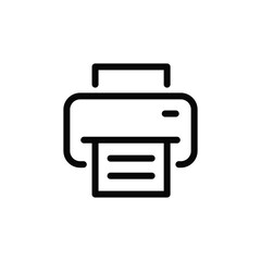 Printer icon vector design trendy