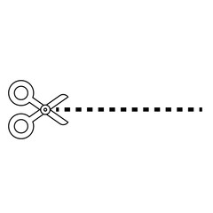 Scissors Cutting Line