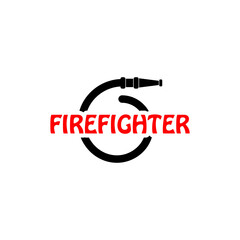 Firefighter icon isolated on transparent background