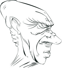 2d cartoon vector, cartoon character  
