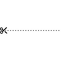 Scissors Cutting Line