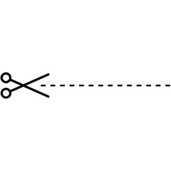 Scissors Cutting Line