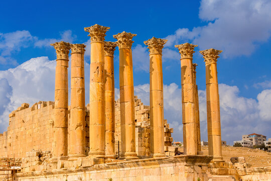 Jerash, Jordan Temple of Artemis in ancient Gerasa