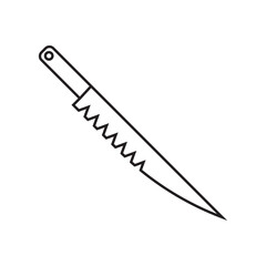 knife icon vector