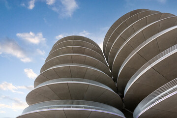 Netherlands, North Holland, Amsterdam, Exterior of RAI Car Park