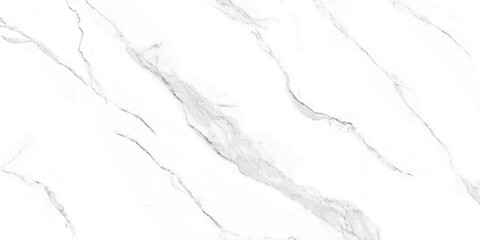 Carrara Statuario White Marble Texture Background, Glossy Marble with Clean and Clear Grey Streaks,...
