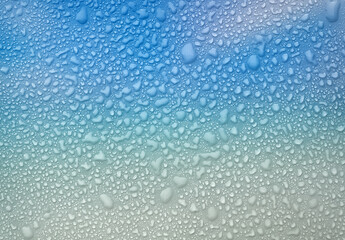 Droplets water background. Rain wallpaper with liquid drop