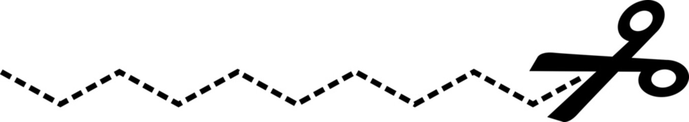 Scissors Cutting Line