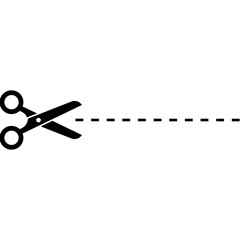 Scissors Cutting Line