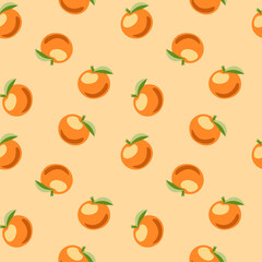seamless background oranges