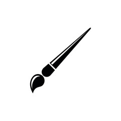 Paint Brush Icon Vector Template